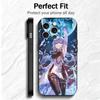 Genshin Impact Ganyu Soft Phone Case for iPhone 16 16E 17 Air 15 Pro Max 14 Plus 13 Mini 11 12 7 Black Cover Back Shell