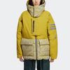 Adidas X And Wander Terex Solid Color Three-Stripe Zip Hoodie Jacket Men Jackets Yellow HN6942