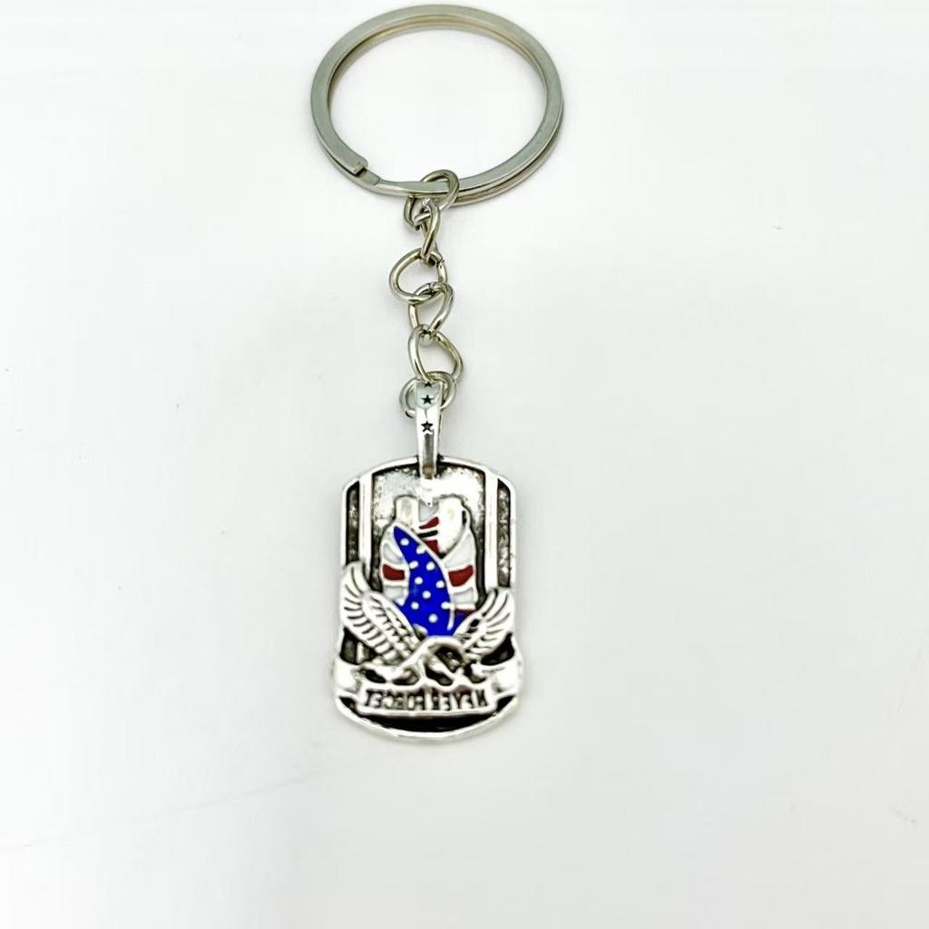 Retro Independence Day Eagle Keychain: Creative & Fashionable Backpack or Mobile Phone Charm