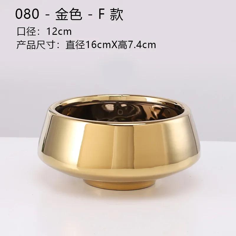 

Европейская золотая ваза с большим горлом, цветочная композиция, суккулентный цветочный горшок, украшение для стола, украшение вазы в стиле ар-деко для гостиной