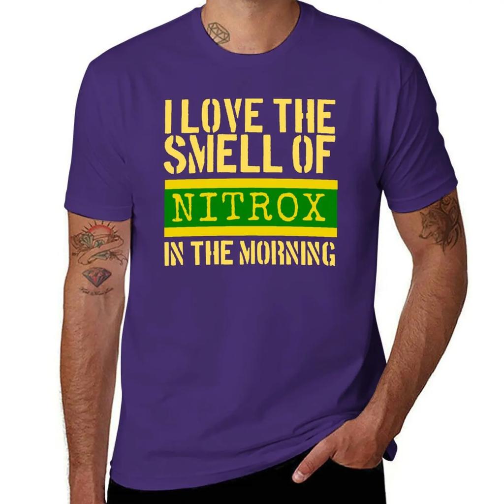 I Love the Smell of Nitrox In the Morning, Scuba Diving, Nitrox Diver, T-Shirt Anime Tshirt Anime Mens Designer Clothes