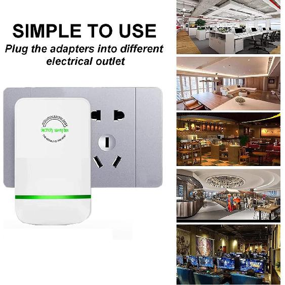 Electricity Saver Box, 2025 New Power Saving Energy Electricity Saving Device, Smart Household Appliances Saver, Office Power Esaver Watt Saving Box