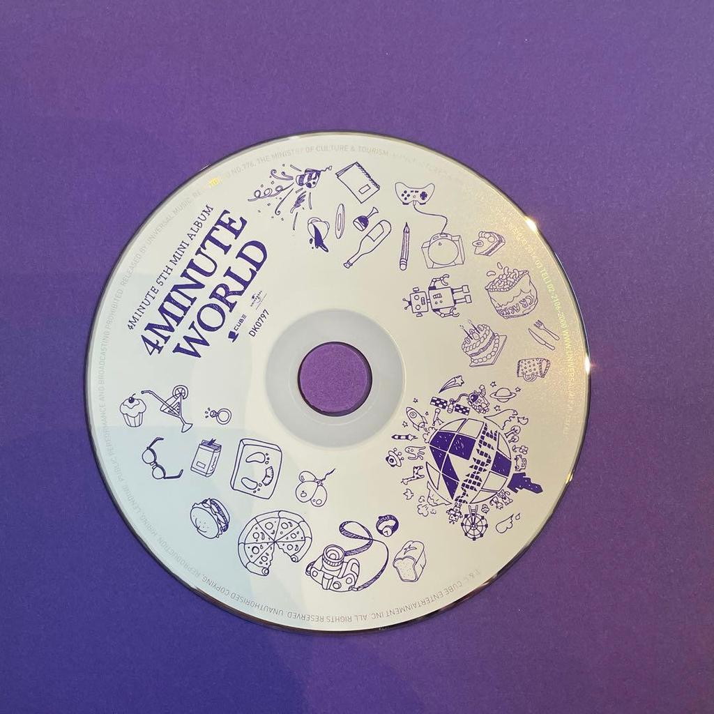 [USED] 4minute World 5th Mini Album