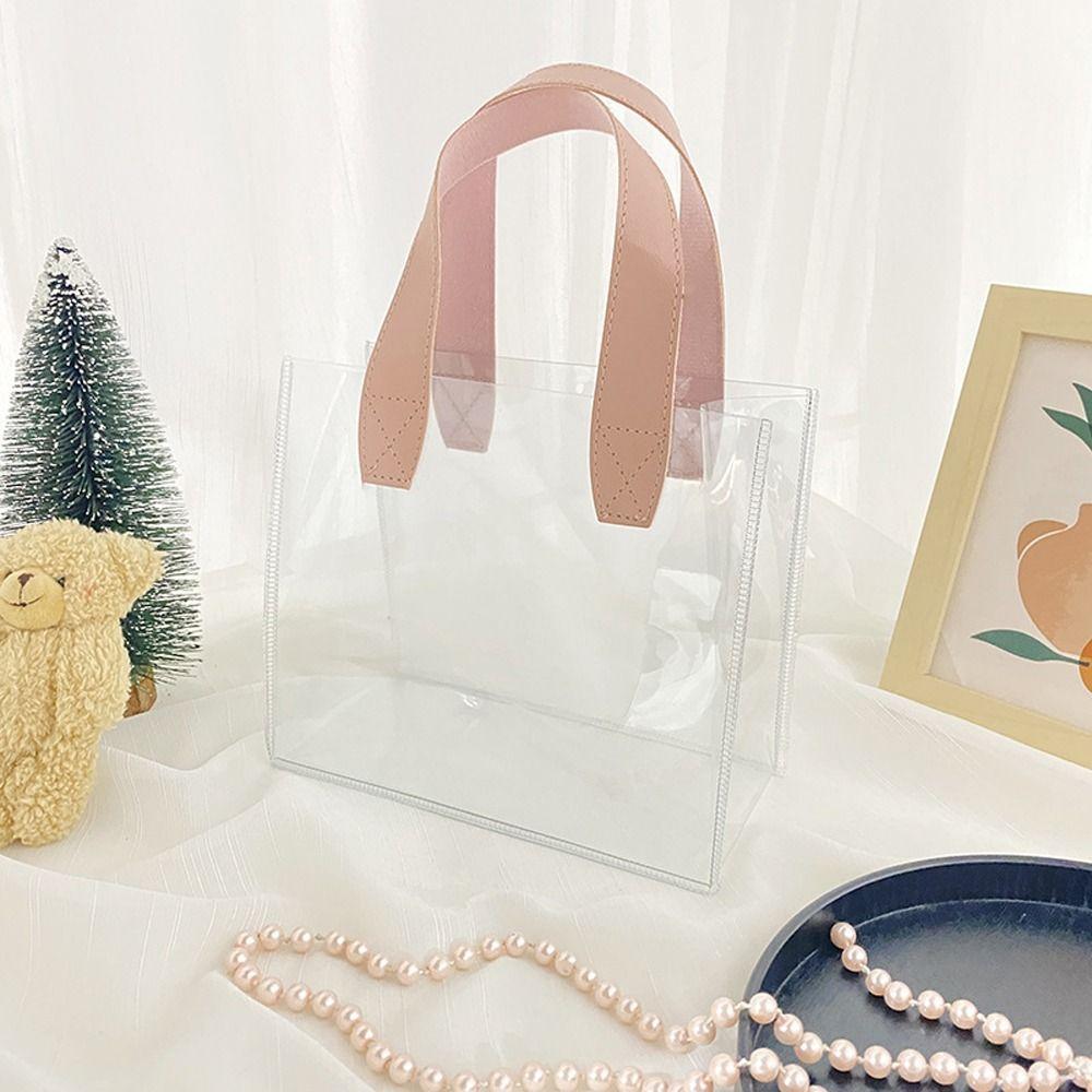Bags Storage Bags Lipstick Makeup Bags Clear Tote Bags PVC Women Cosmetic Bags Transparent Handbags