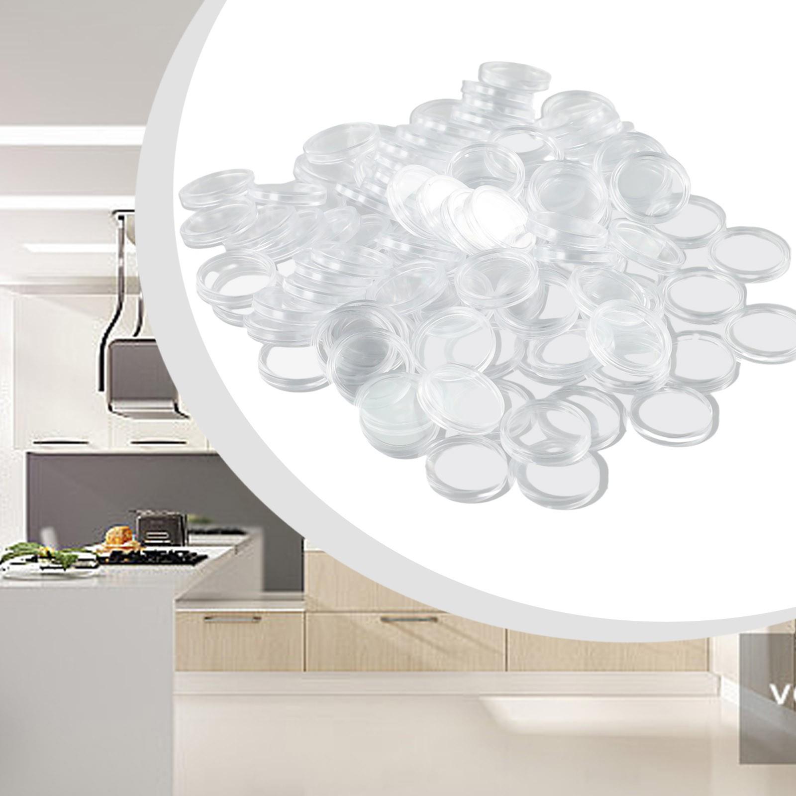 Case Coin Holders Protection Collections Gifts Transparent Clear Round
