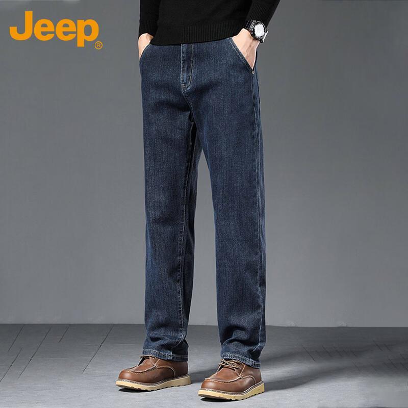JEEP Men's Autumn/Winter Straight-Leg Loose Fit Jeans