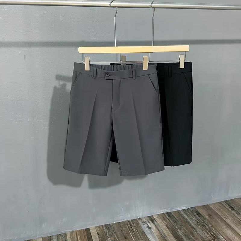 Men's Casual Ice Silk Drape Shorts - Summer Lightweight Loose Straight White Pants