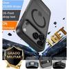 Coque pour iPhone 18 Pro Max, Antichoc Anti-Rayures avec Cercle Magnétique et Support - Noir