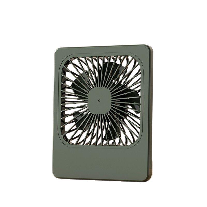 

USB-C Mini Desktop Fan: Silent, Portable, Personal Cooling Solution 16.8*13.5*3 cm темно-зелений колір
