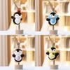 Cute Animal Stuffed Penguin Keychain With Pp Cotton Filling For Bags And Decor