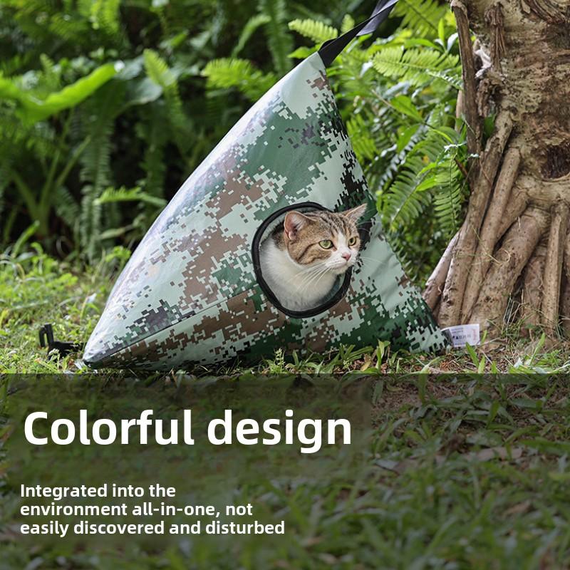 New Stray Cat Nest Outdoor Cat Nest Waterproof Rain and Snow Winter Warm Cat House Outdoor Wild Cat House Cat Dog Tent