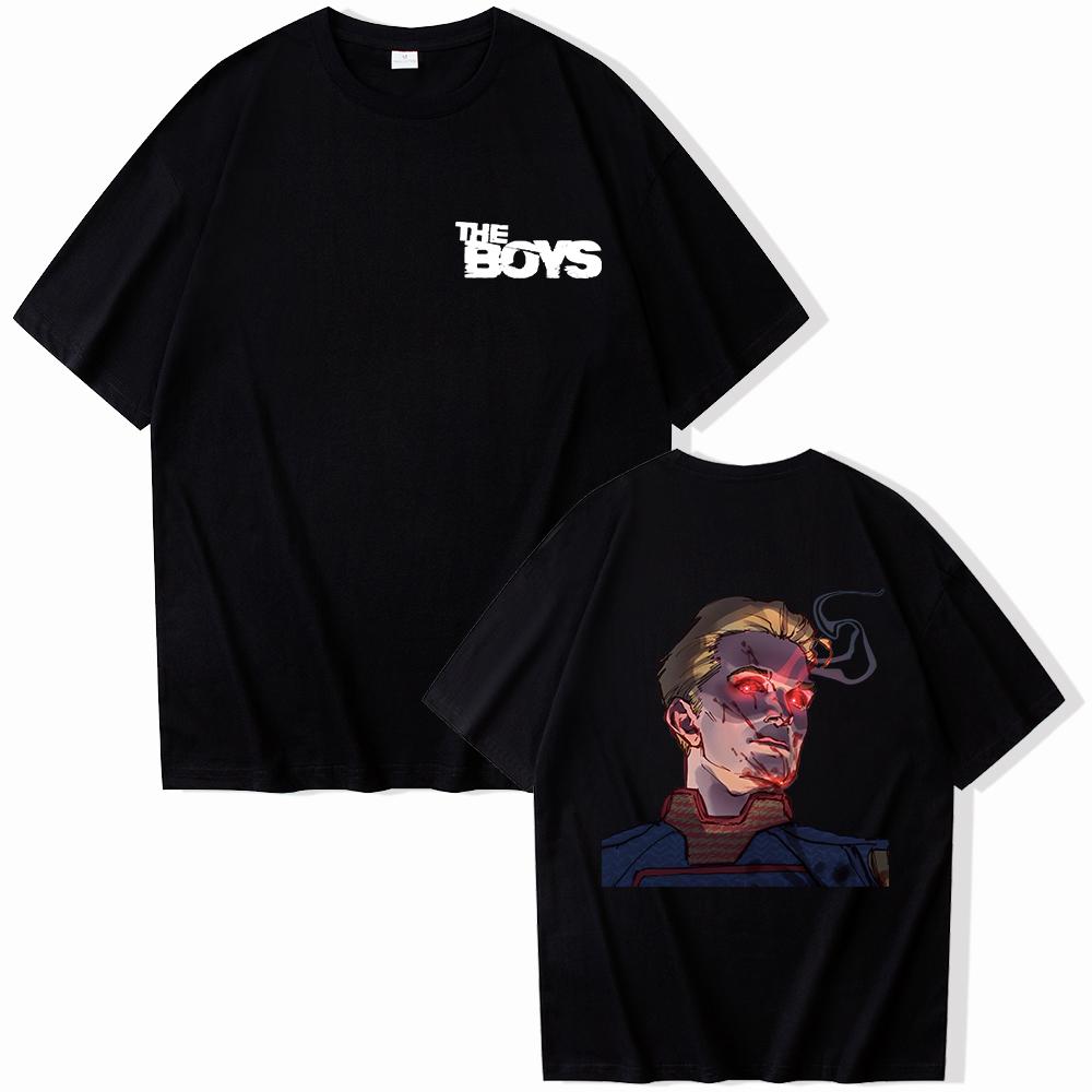 The Boys Tshirts Mens TV Show Starlight Women T-Shirts Homelander Funny T Shirt Cotton Fashion  Designer Male Clothes Tops Tees
