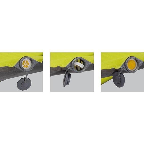 Matelas autogonflant - high peak - oregon - 195 cm - polyester - 1 place - jaune