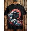 2026 Men's T-Shirt Funny Cartoon Black Cat Unicorn UFO Art 3D Print T Shirt Summer Men Women Short Sleeve Tee Casual Kid Y2k Top