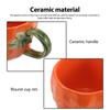 Pumpkin Mug Creative Coffee Cup With Handle Ceramic Cup Spooky Fall Decor For Latte Cappuccino Hot Cocoa Birthdays Men Women