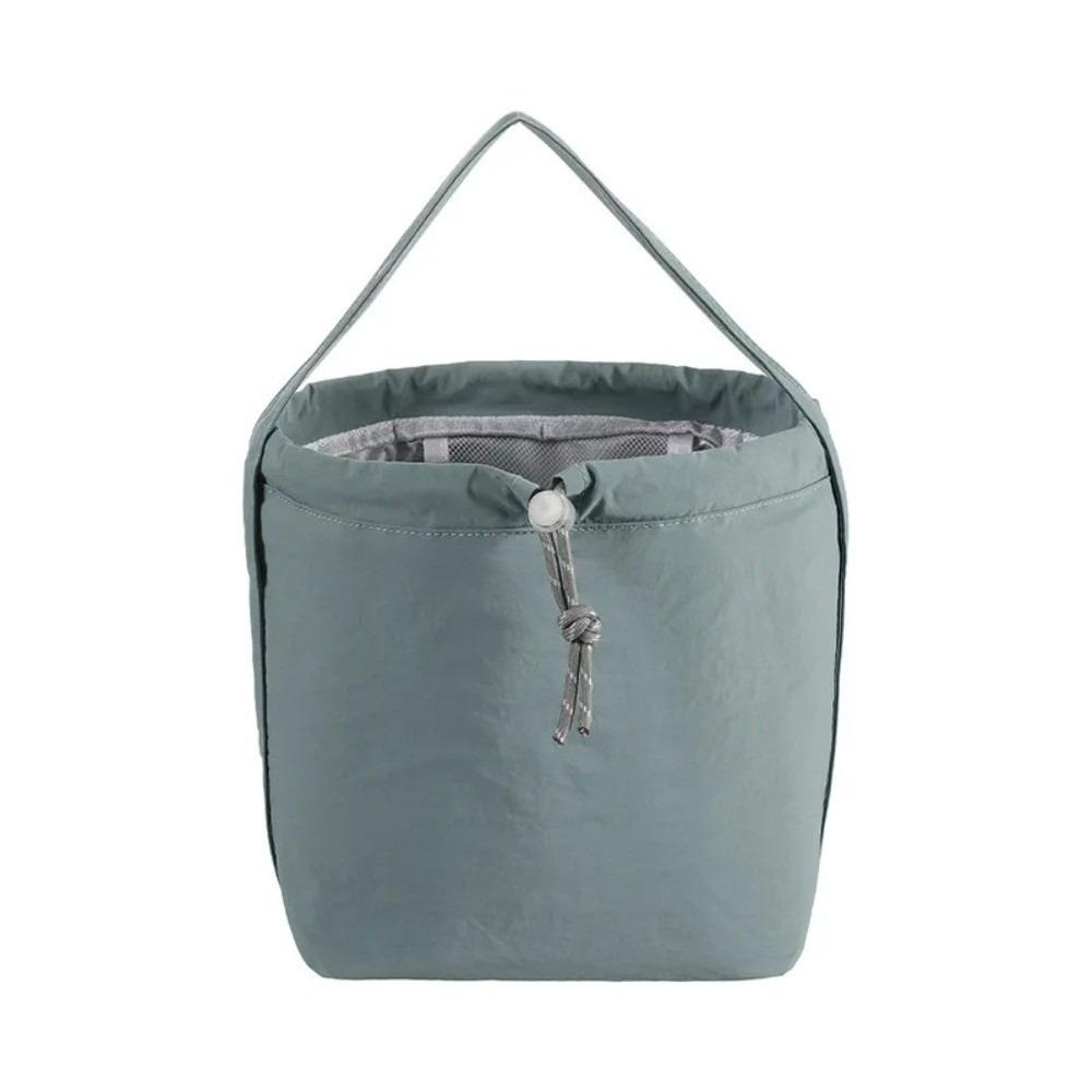 

Large Capacity Portable Lunch Box Bag Solid Color Insulated Picnic Bag Waterproof Hand-Held Hand Bag For Students Office Workers