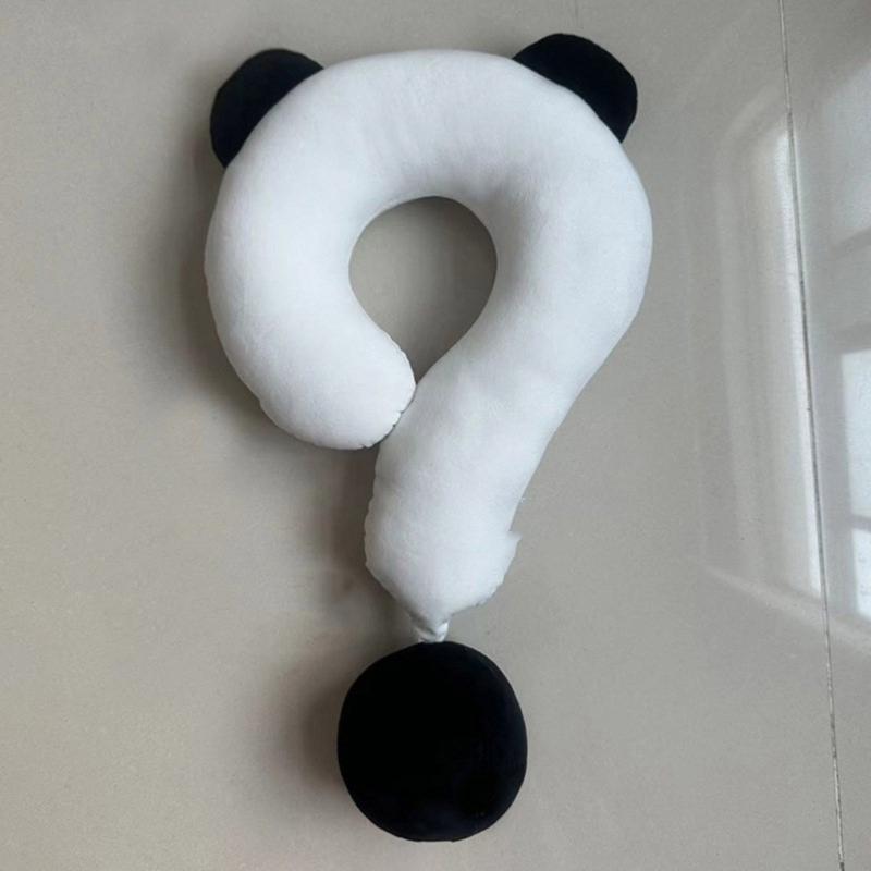 Plush Neck Cushion Plush Neck Support Pillow Features Lovely Panda Designing Perfectly For Children And Adult Relaxation