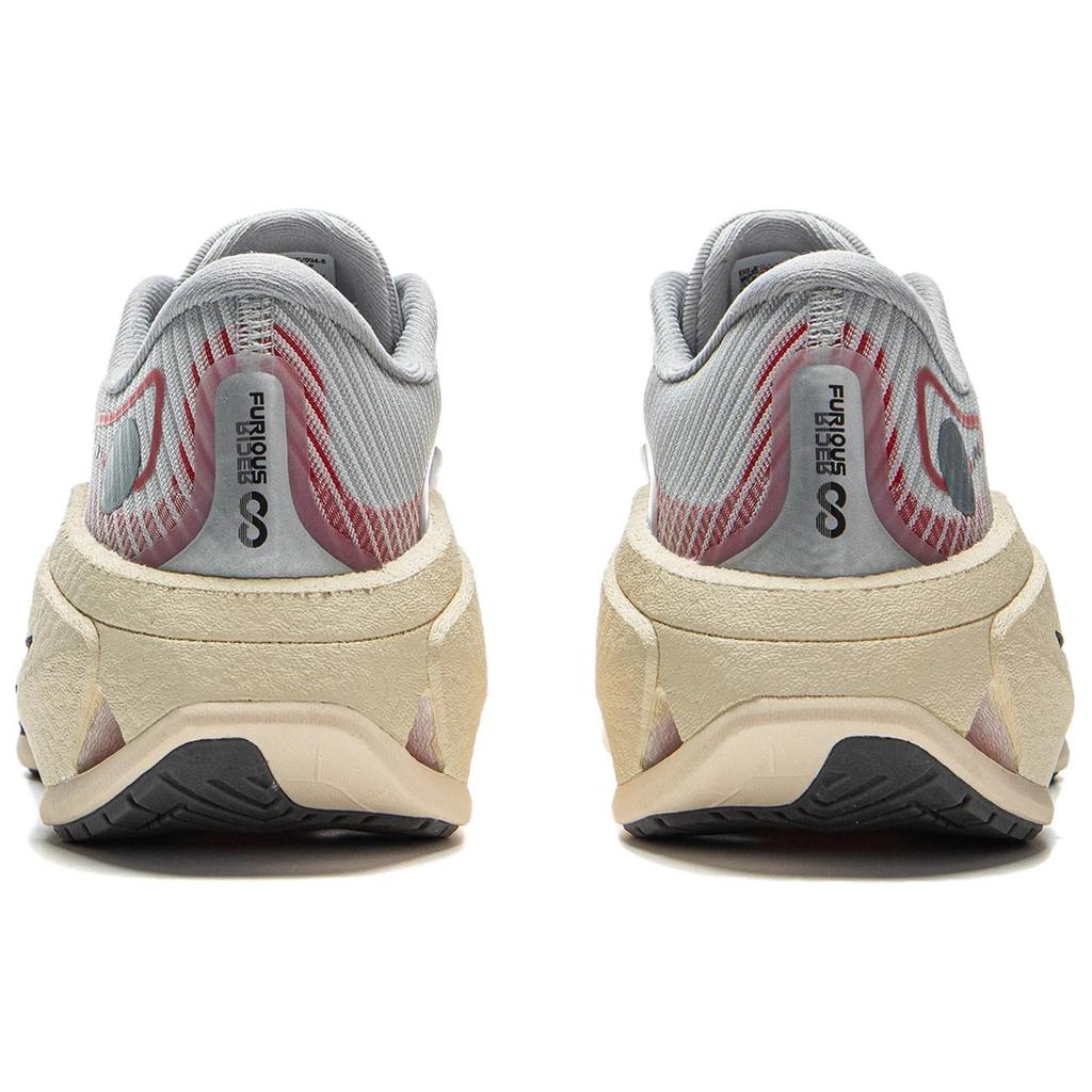 Li-Ning Lijun 8 Simple Comfortable Shock Absorbing Lightweight Rebound Low Top Casual Running Shoes Women Sneaker Light-Gray Bright-Neon ARZV004-5