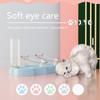 Multiple Purpose Cats and Dogs Double Bowl Automatic Water Feeding System Clear Visibility Bowl for Home and Travel