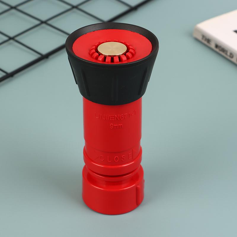 Fire Hose Nozzle 1-1/2Inch Heavy Duty Nozzle High Pressure Pump Sprinkler Outdoor Garden Hose Spray Nozzle Watering Sprinkler