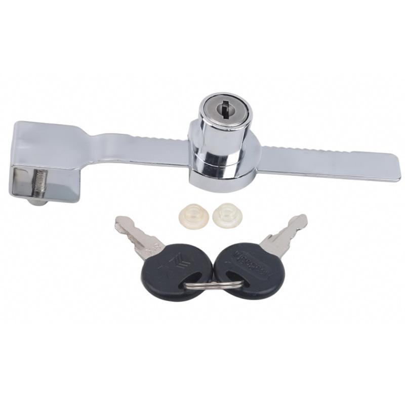 1 Stück Fensterglasschloss, Glasschloss-Serie mit Zähnen, Briefkastenschloss