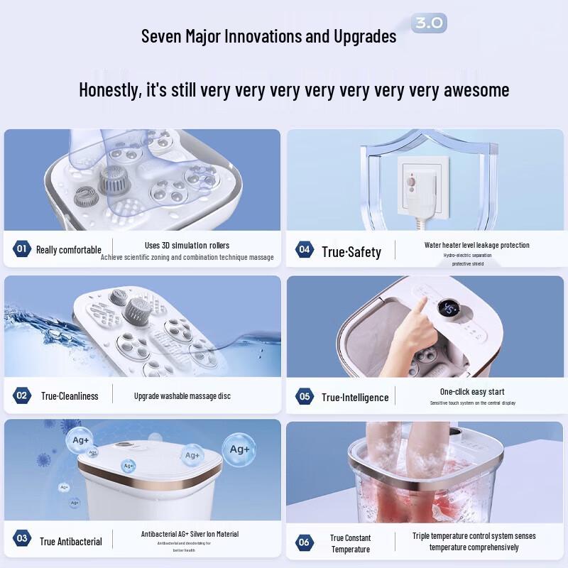 Haier Automatic Heated Foot Spa Massager CN plug (adapter included)