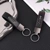 QNLT6 Carbon Fibre Leather Car Keychain Key Ring Badge Keyring Key Chain Rings for Bmw M Performance G30 G32 3 4 5 7 M3 M4 M5 X1 X3 X5