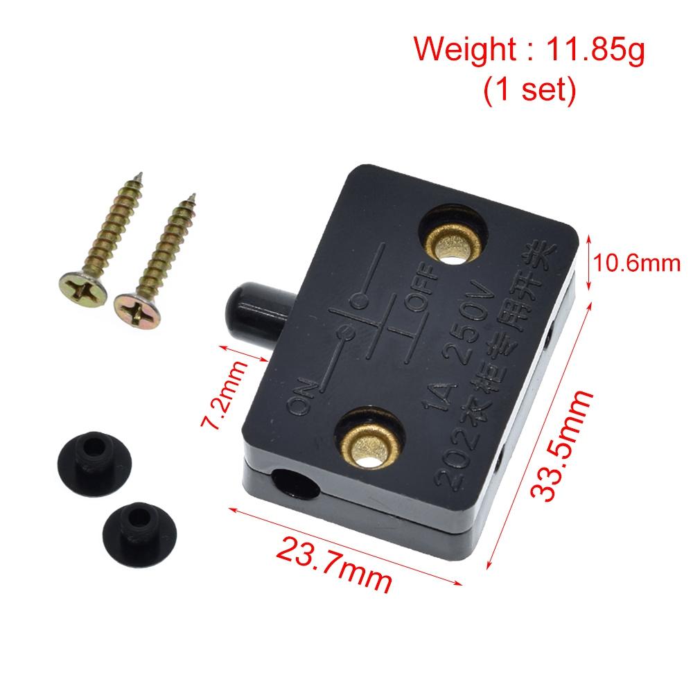 Closet Cabinet Light Switch Automatic Reset Switch Household Cabinet Door Control Switch Wardrobe Light Switch for Electronic