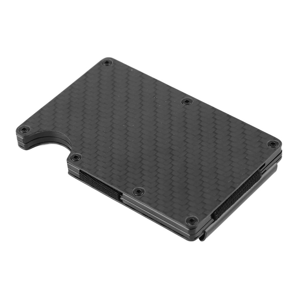 קופסת מחזיק כרטיסי אשראי עם קליפס קיבולת גדולה נגד גניבה חוסם RFID נרתיק לכרטיסי אשראי עבור