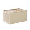 APCRAIN Oxford Fabric Storage Box with Visual Window