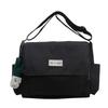 Spring New Nylon Big Bag Student Class Shoulder Messenger Bag Fashionable Simple Cute Satchel Bag