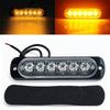 1pc LED Flash Light 6LED Yellow Light Always Bright