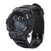 Kids Camouflage Digital Watch Alarm Clock Date Display Split Time On Time Alarm 12Celsius24 Hour 7 Colors LED Backlight 50m Waterproof Watch for Boys