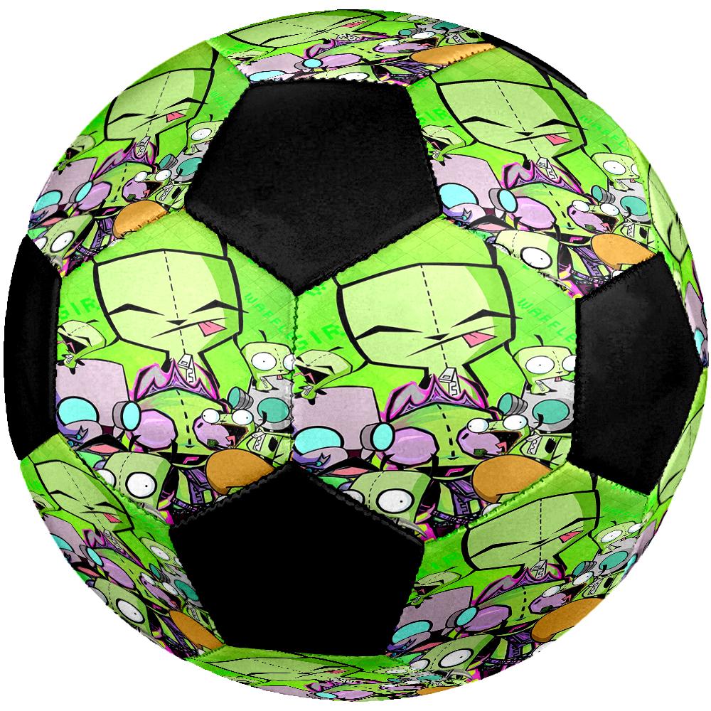 Invader Zim Theme Size 5 Soccer Ball, Suitable for Both Indoor and Outdoor Matches, a Gift Suitable for Everyone.