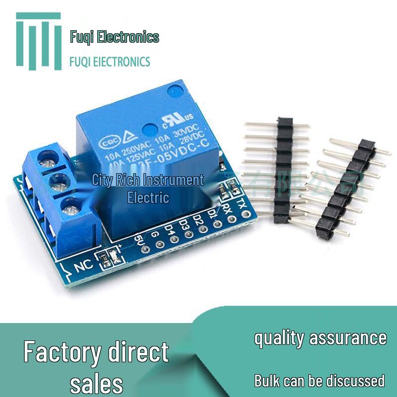 

D1 Mini WiFi High-Level Trigger Relay Module Expansion Board