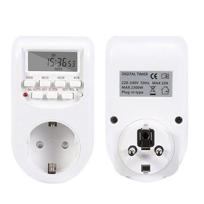 Interruttore timer digitale elettronico intelligente Timer da cucina digitale regolabile Presa timer programmabile settimanale 220V per uso domestico