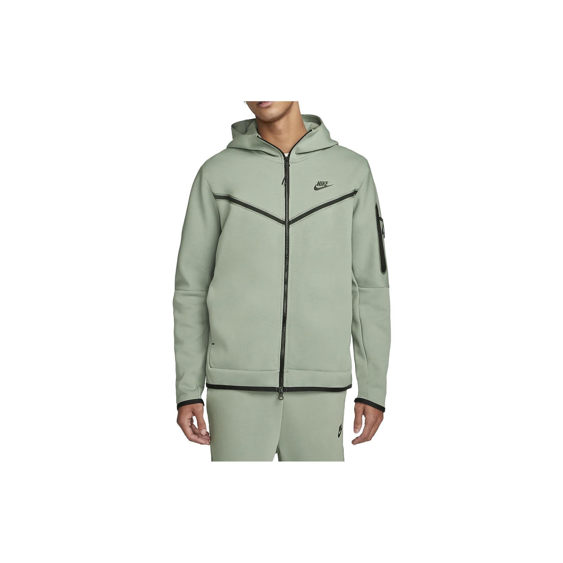 Nike Sportswear Tech Fleece Full-Zip Hoodie  Mica Green  Men s CU4489-330 XXL