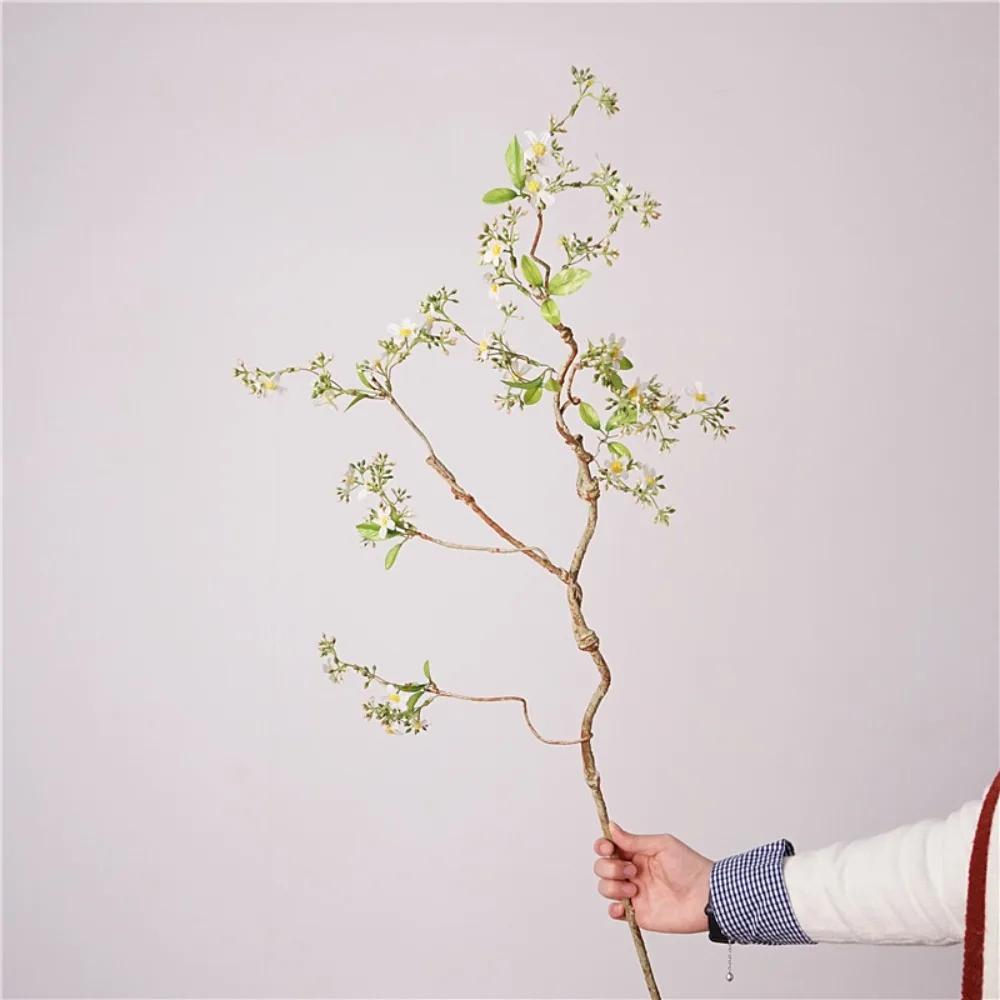 120cm Artificial Willow Deadwood Plastic Luxury Simulation Tree Branch Realistic Elegant Fake Plant Living Room Decor