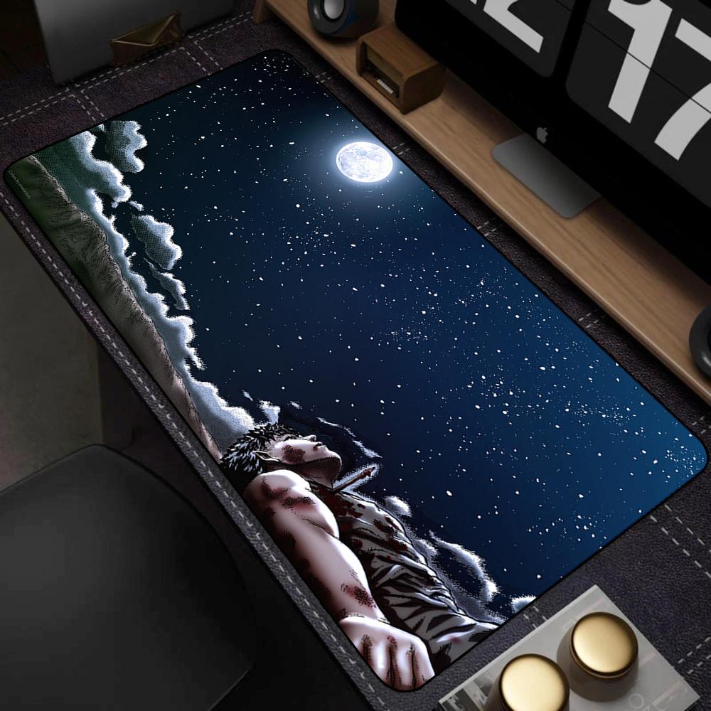 Mouse Mat Berserk Guts Gamer Gaming Mouse Pad Guts Sword In Berserk Computer Accessories Big Keyboard Laptop Padmouse Speed Desk