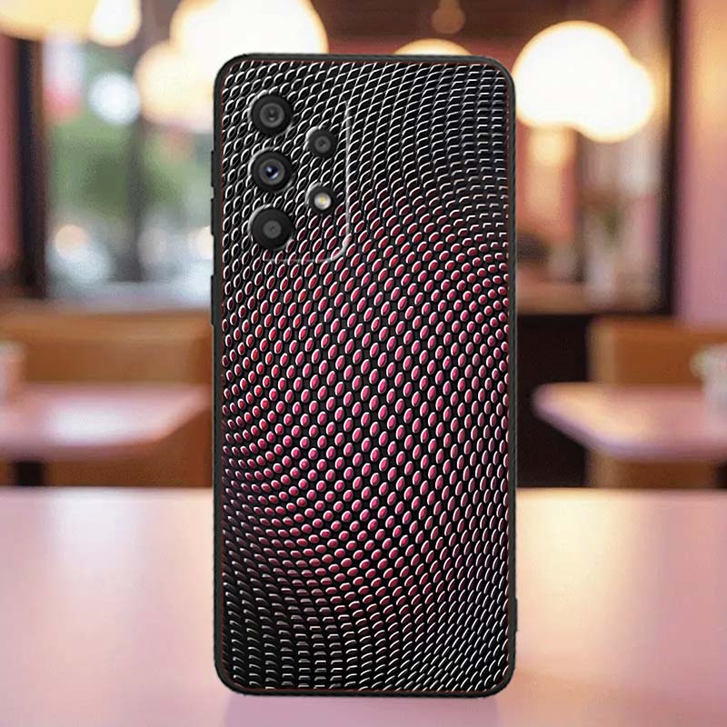 

Креативный металлический узор Чехол Для Samsung A41 A35 A34 A33 A32 A25 A24 A23 A21s A06 A05 A04 A03 Note 10 20 Ultra 5G Черный Galaxy A06