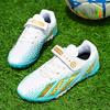 Children's Football Shoes Broken Nails Boys and Girls Anti-skid Training Shoes Velcro Short Nails Artificial Grass Children's Foot Training Shoes
