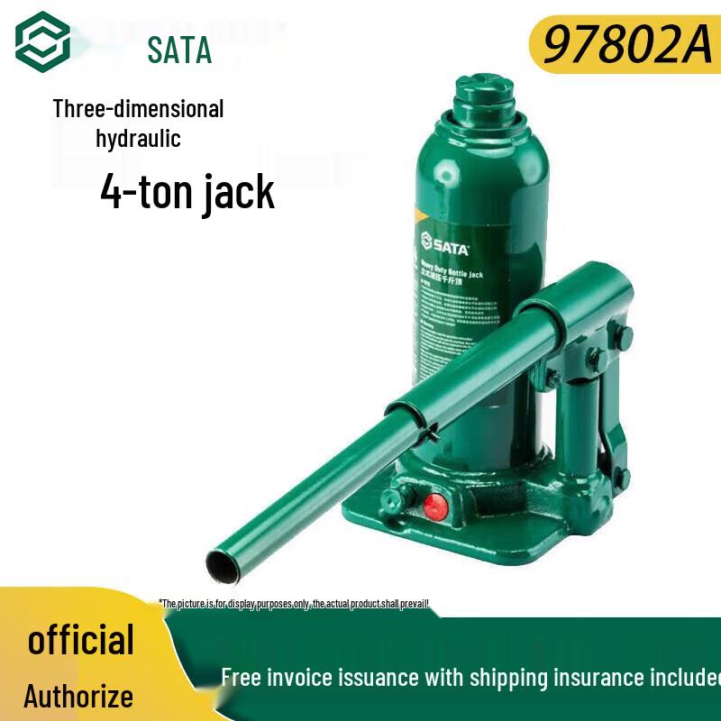SATA 4-Ton Vertical Hydraulic Jack