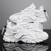 Summer Men's Shoes New Breathable Mesh Shoes Men's Trend Versatile Platform White Sports Shoes Casual Shoes Men