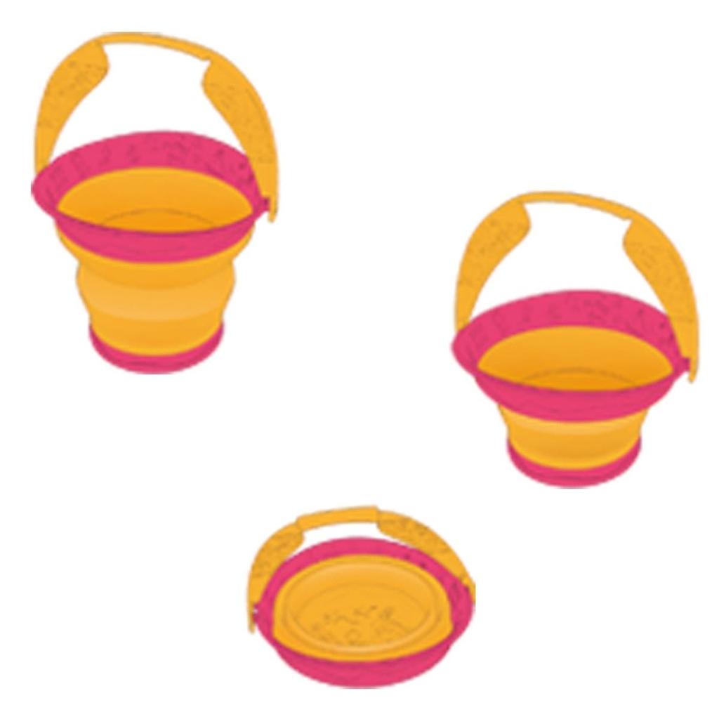 Sandbox bucket foldable Round XL - green
