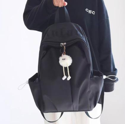 Schultasche Mittelschule Mädchen Oberschule College-Studenten Hoher Wert Briefstickerei Mori Klein Frisch Freizeit Reise Rucksack