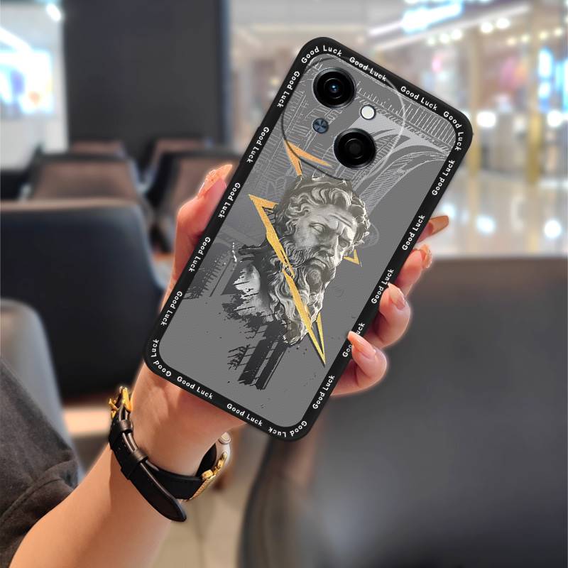 Protective Dirt-resistant Phone Case For Tecno POP9 4G/Spark GO 1/GO1S/KL4 Shockproof Fashion Design Cartoon TPU Cute