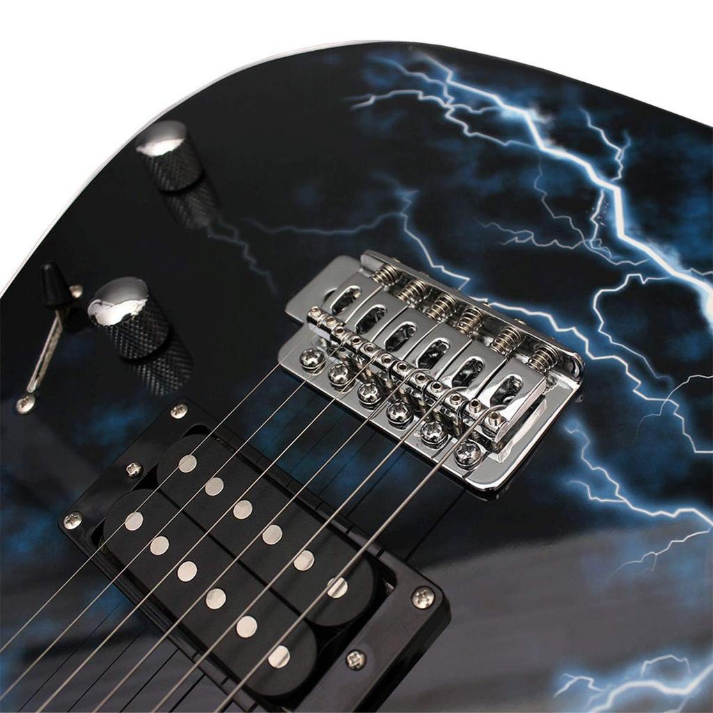 3 Full Sets of Electric Guitar Includes with Stainless Steel Core Nickel Alloy Scratch Plated Bead Heads Strings, E-1, B-2, G-3, D-4, A-5, E-6,