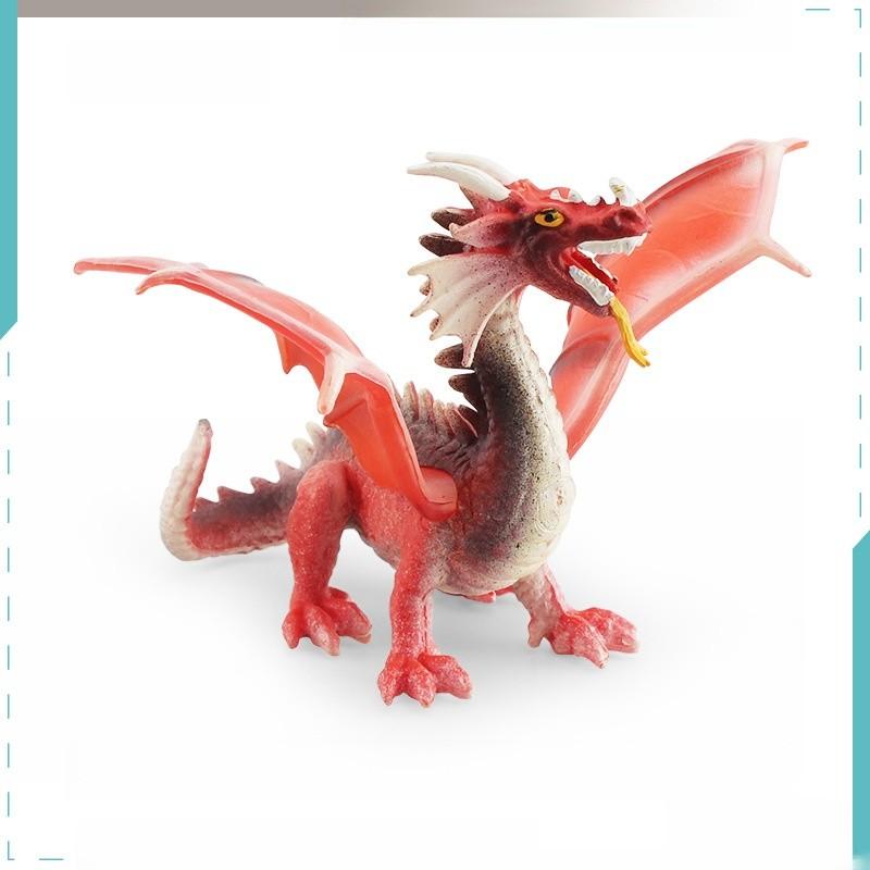 Western Mythical Creatures Pvc Model Pack With Ice Fire Dragons For Collectors And Decor