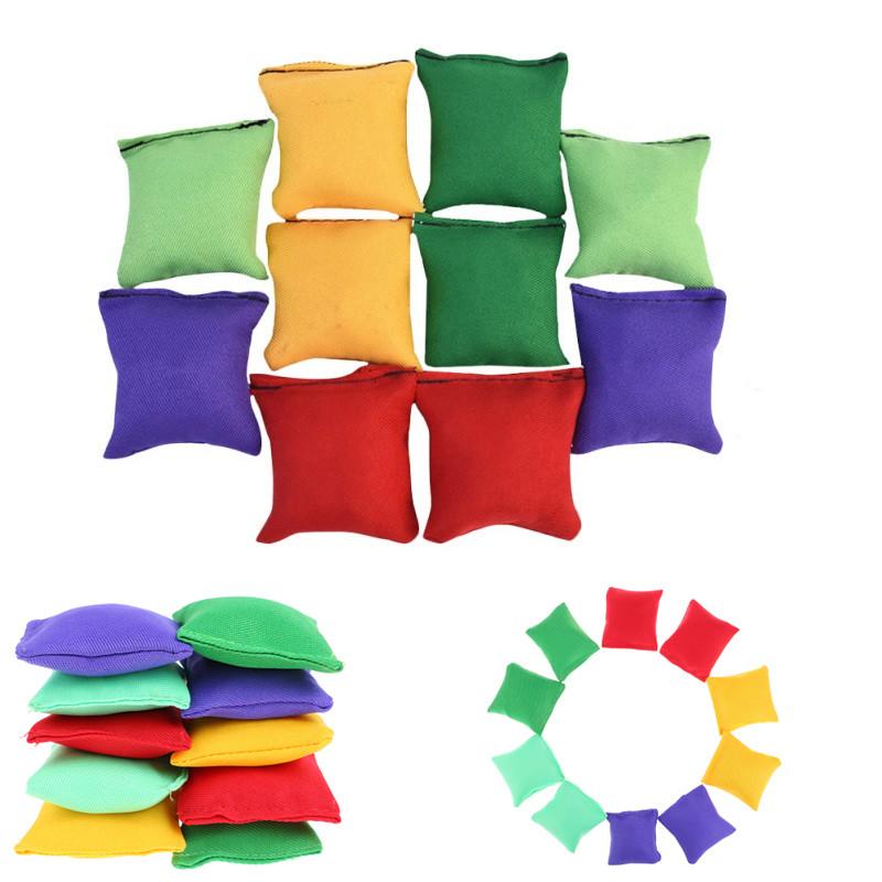 Sandbag Game Toss Tossing Kids Outdoor Mini Cornhole Beanbags Toy Games Supplies Props Beanbag Hole Hand Toys Sports Family Sand