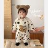 Super Cute Korean Style Baby Cotton Jacket - Winter 2025 Newborn Padded Jumpsuit